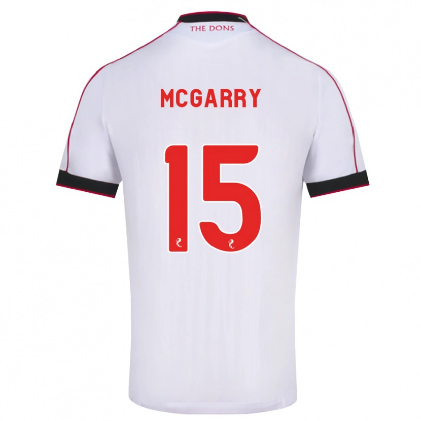Danxen Heren James Mcgarry #15 Zwart Rood Wit Uitshirt Uittenue 2026/27 T-Shirt