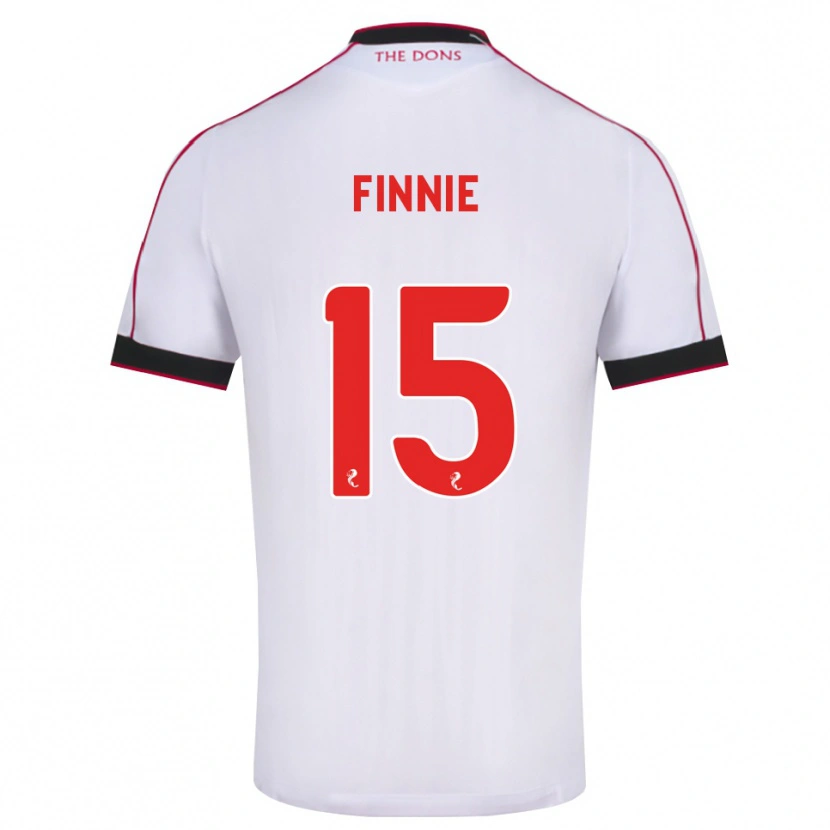 Danxen Heren Maddison Finnie #15 Zwart Rood Wit Uitshirt Uittenue 2026/27 T-Shirt