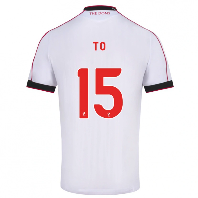 Danxen Heren Zack To #15 Zwart Rood Wit Uitshirt Uittenue 2026/27 T-Shirt