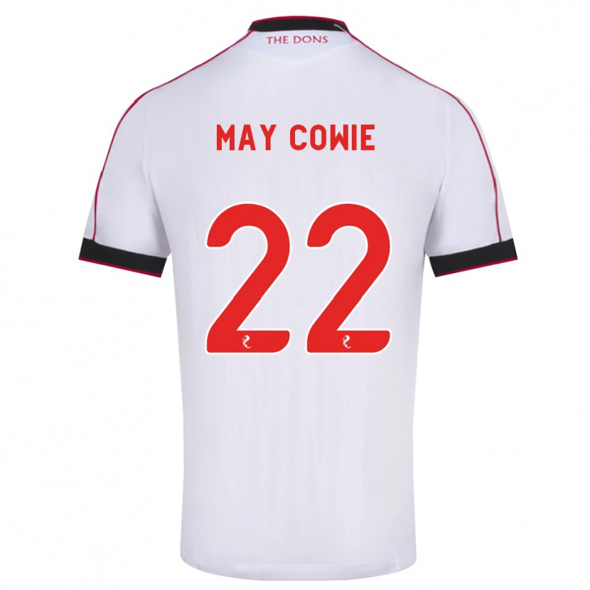 Danxen Heren Ellie May Cowie #22 Zwart Rood Wit Uitshirt Uittenue 2026/27 T-Shirt