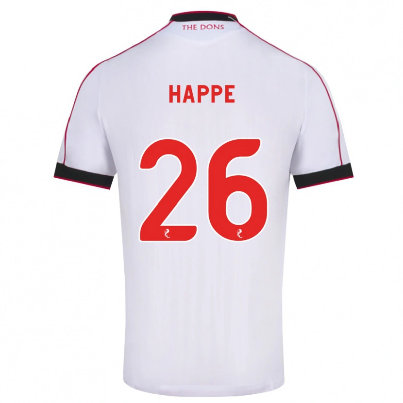 Danxen Heren Dan Happe #26 Zwart Rood Wit Uitshirt Uittenue 2026/27 T-Shirt