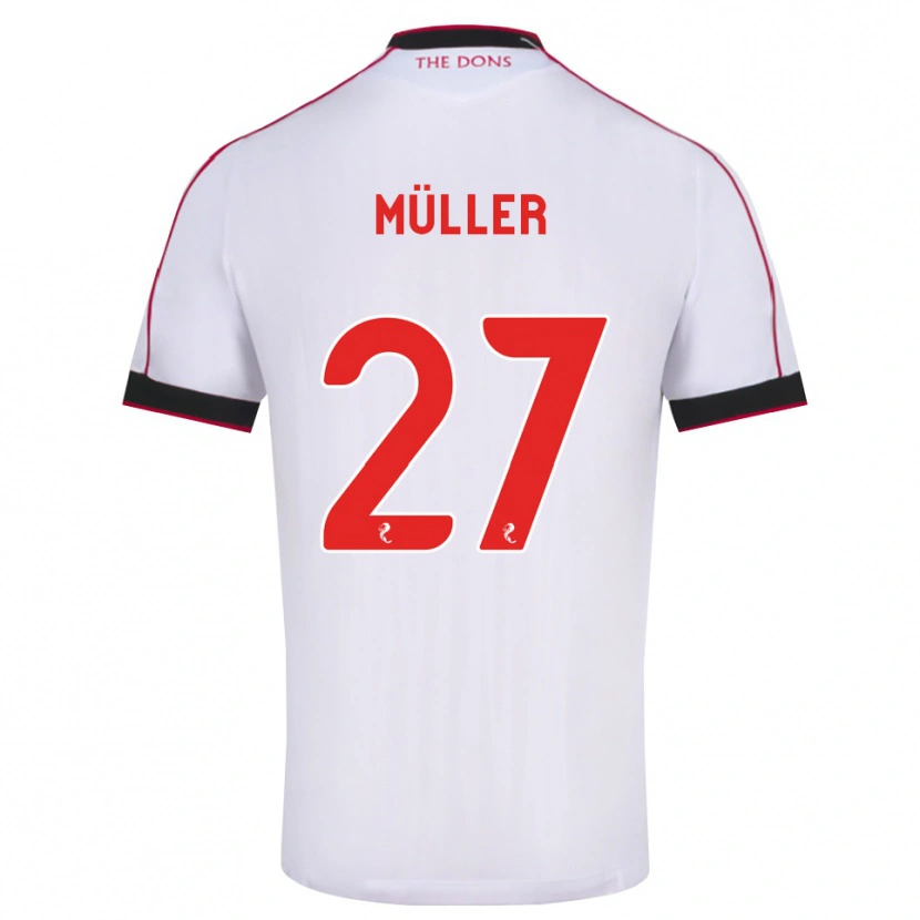 Danxen Heren Marius Müller #27 Zwart Rood Wit Uitshirt Uittenue 2026/27 T-Shirt