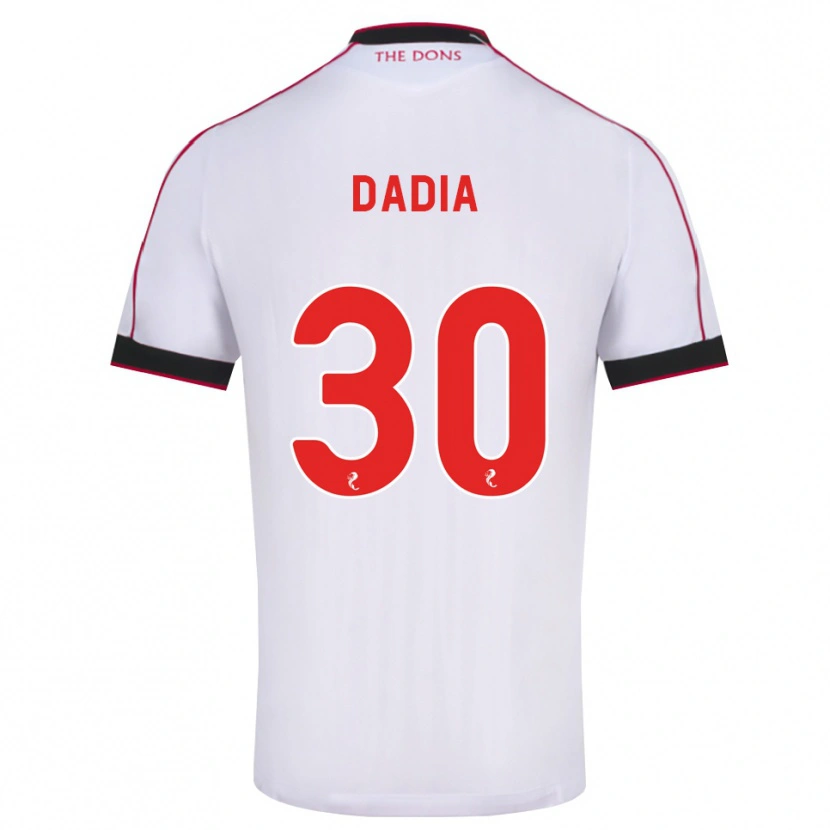 Danxen Heren Or Dadia #30 Zwart Rood Wit Uitshirt Uittenue 2026/27 T-Shirt