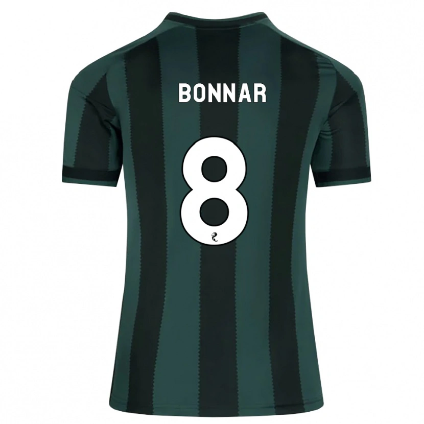 Danxen Heren Jude Bonnar #8 Donkerleigrijs Zwart Uitshirt Uittenue 2026/27 T-Shirt
