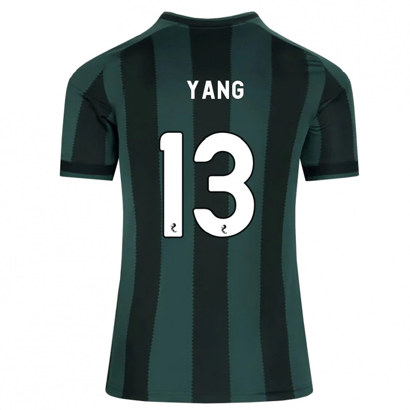 Danxen Heren Hyun-Jun Yang #13 Donkerleigrijs Zwart Uitshirt Uittenue 2026/27 T-Shirt
