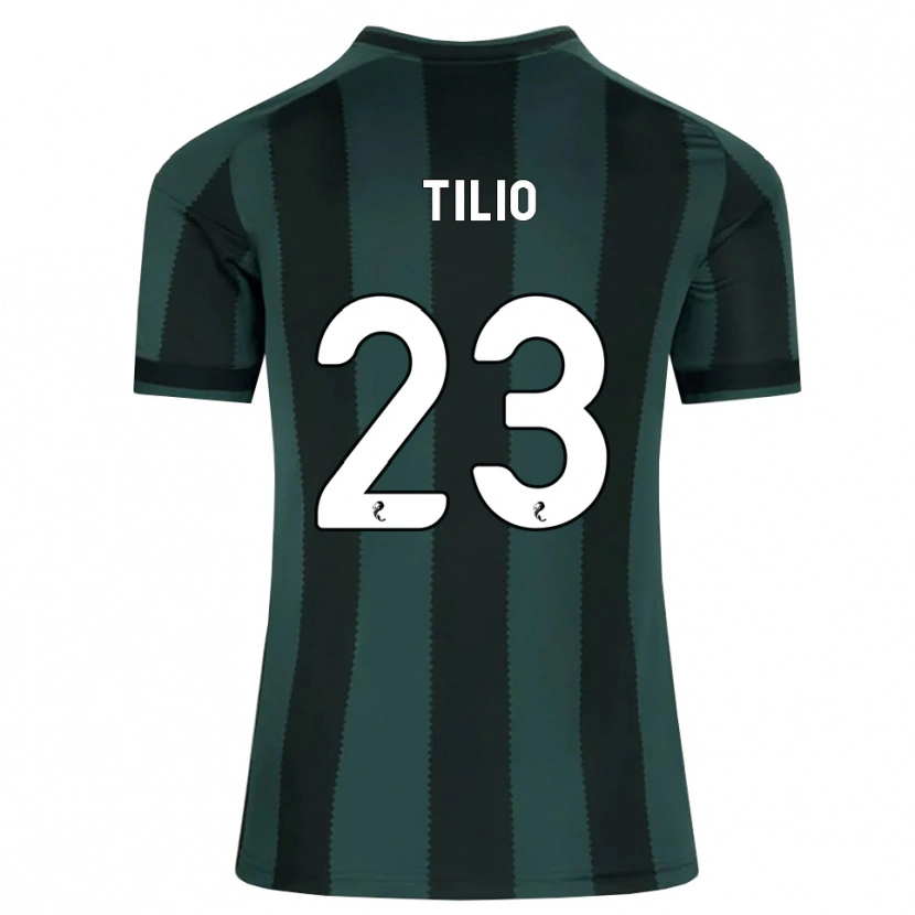 Danxen Heren Marco Tilio #23 Donkerleigrijs Zwart Uitshirt Uittenue 2026/27 T-Shirt