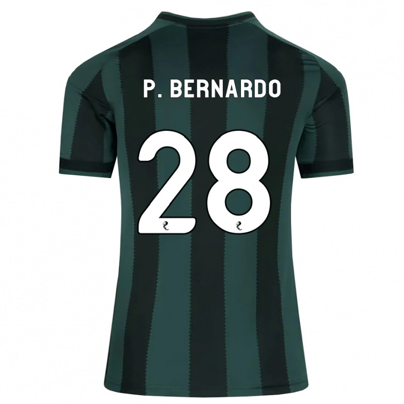 Danxen Heren Paulo Bernardo #28 Donkerleigrijs Zwart Uitshirt Uittenue 2026/27 T-Shirt