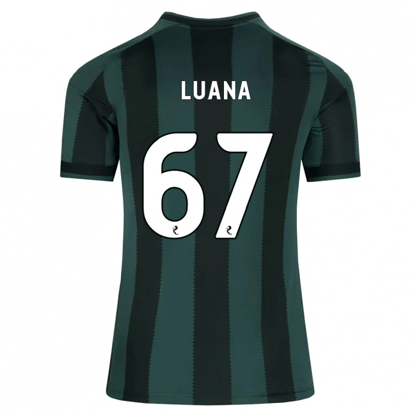 Danxen Heren Luana Muñoz #67 Donkerleigrijs Zwart Uitshirt Uittenue 2026/27 T-Shirt