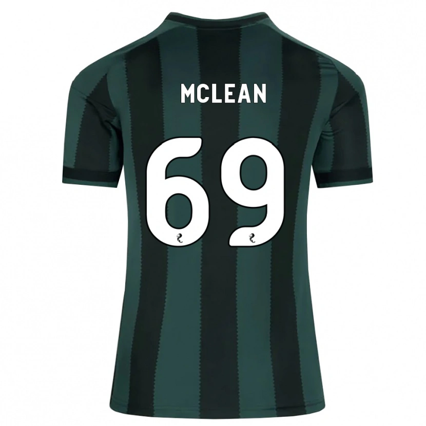 Danxen Heren Kai Mclean #69 Donkerleigrijs Zwart Uitshirt Uittenue 2026/27 T-Shirt