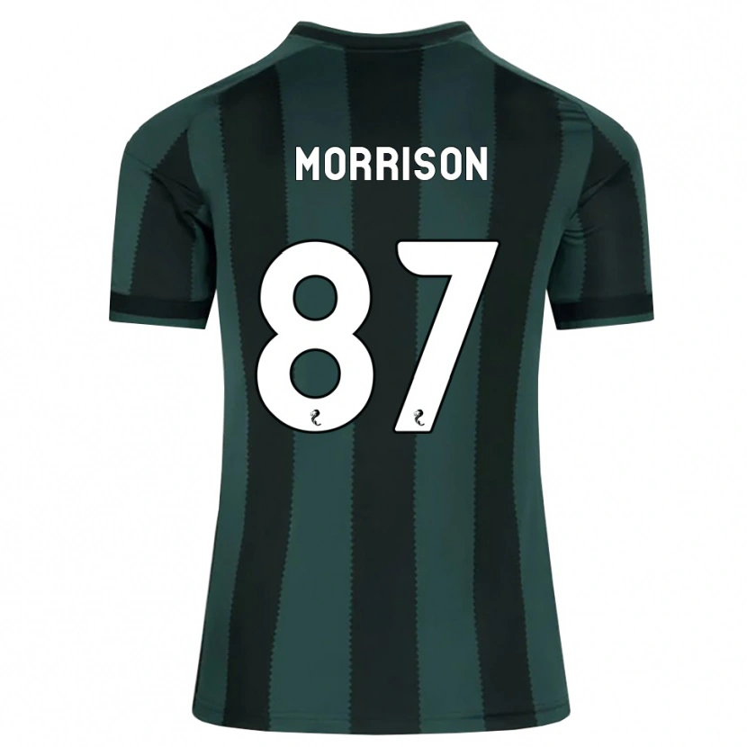 Danxen Heren Joe Morrison #87 Donkerleigrijs Zwart Uitshirt Uittenue 2026/27 T-Shirt