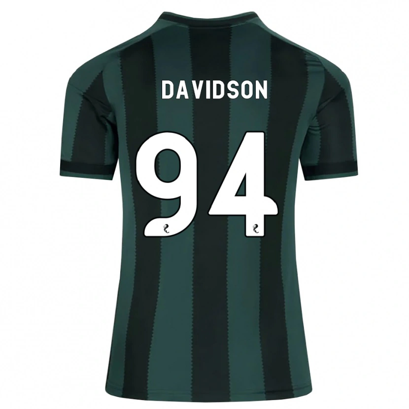 Danxen Heren Bruno Davidson #94 Donkerleigrijs Zwart Uitshirt Uittenue 2026/27 T-Shirt