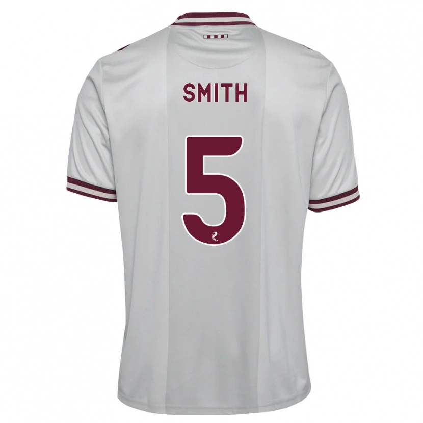 Danxen Heren Lucas Smith #5 Wit Bordeauxrood Uitshirt Uittenue 2026/27 T-Shirt