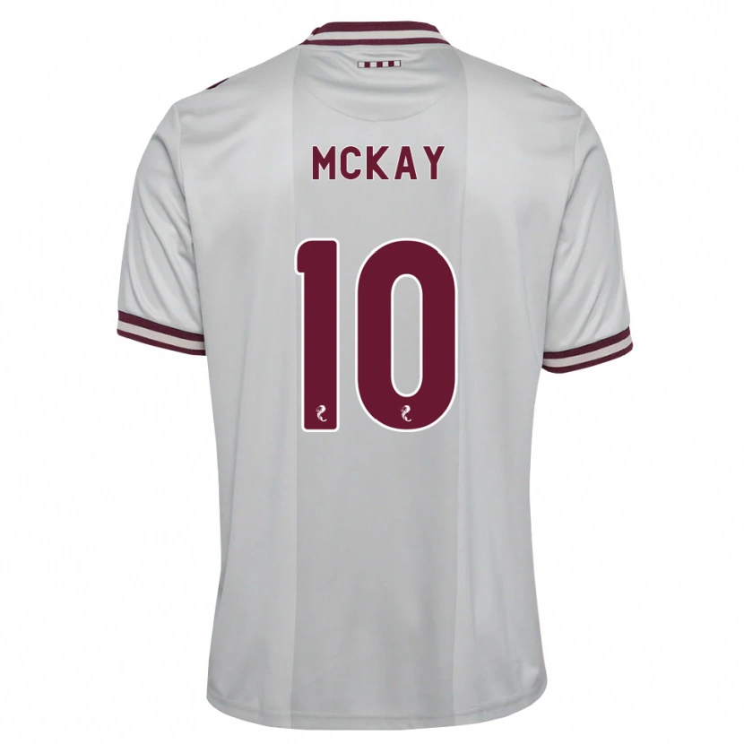 Danxen Heren Barrie Mckay #10 Wit Bordeauxrood Uitshirt Uittenue 2026/27 T-Shirt