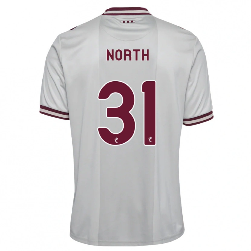 Danxen Heren Tommy North #31 Wit Bordeauxrood Uitshirt Uittenue 2026/27 T-Shirt