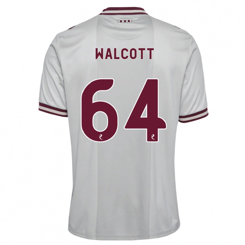 Danxen Heren Malachi Fagan-Walcott #64 Wit Bordeauxrood Uitshirt Uittenue 2026/27 T-Shirt