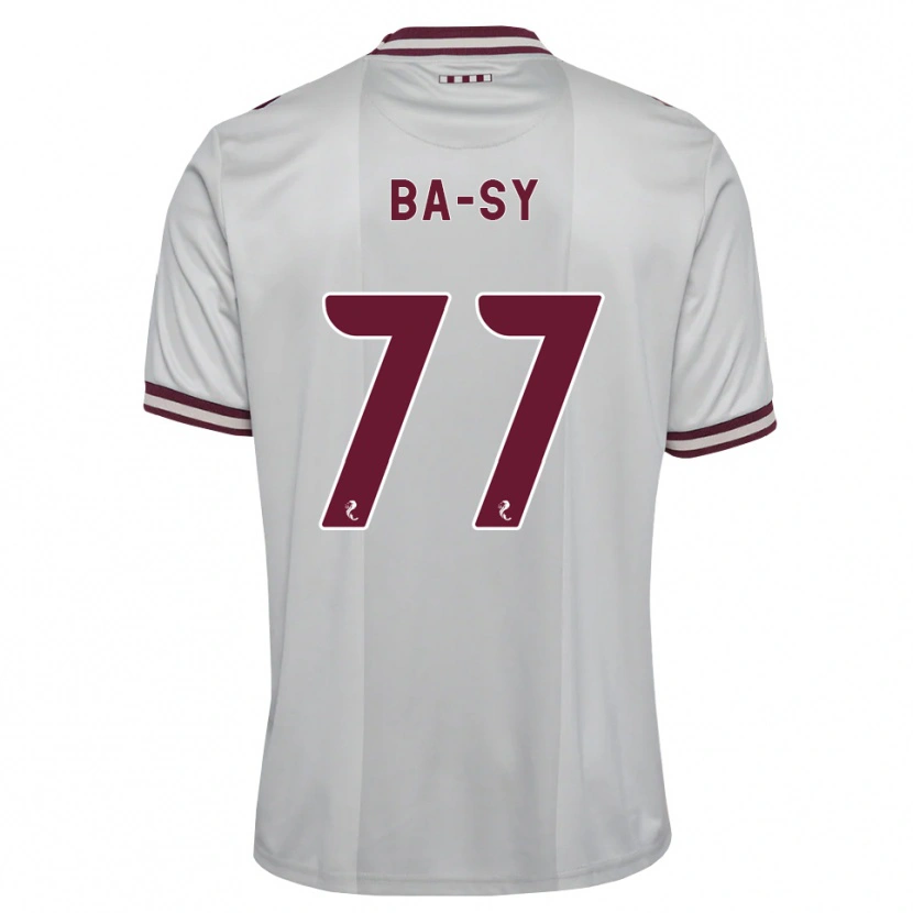 Danxen Heren Amadou Ba-Sy #77 Wit Bordeauxrood Uitshirt Uittenue 2026/27 T-Shirt