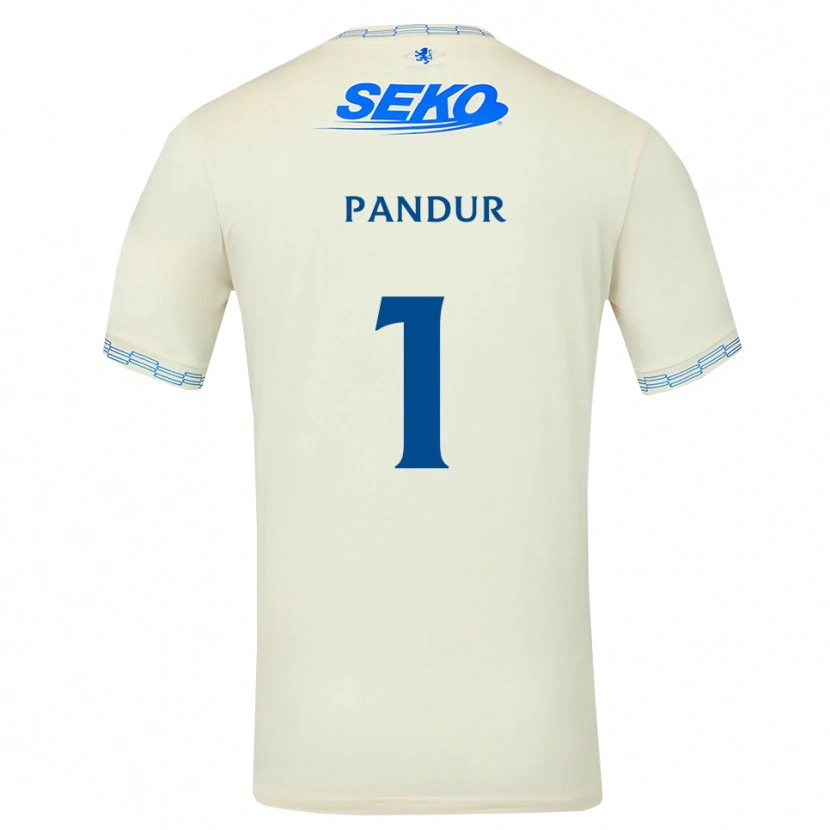 Danxen Heren Ivor Pandur #1 Diepblauw Wit Uitshirt Uittenue 2026/27 T-Shirt