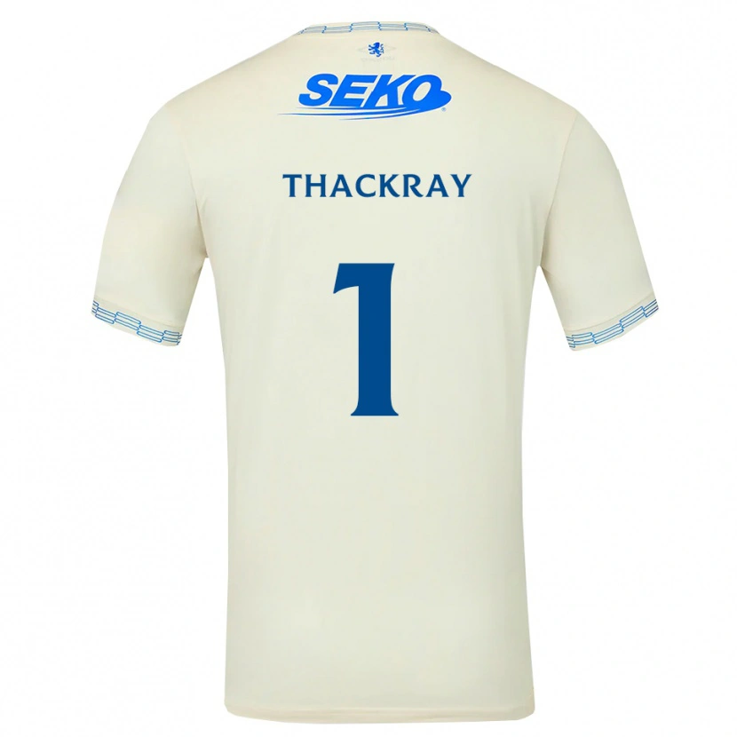 Danxen Heren Greig Thackray #1 Diepblauw Wit Uitshirt Uittenue 2026/27 T-Shirt