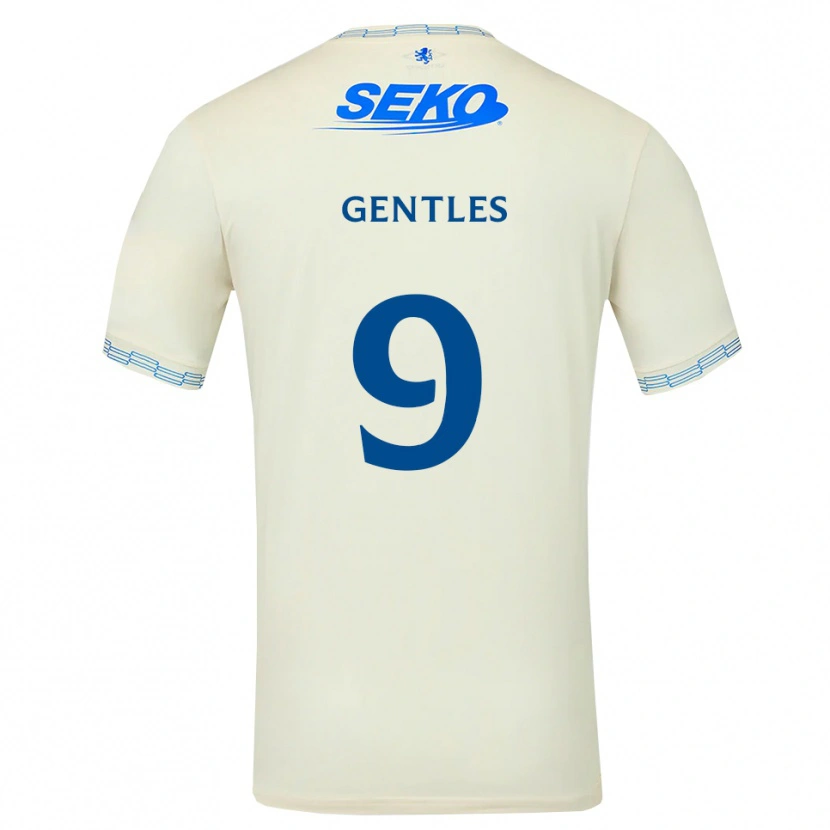 Danxen Heren Josh Gentles #9 Diepblauw Wit Uitshirt Uittenue 2026/27 T-Shirt