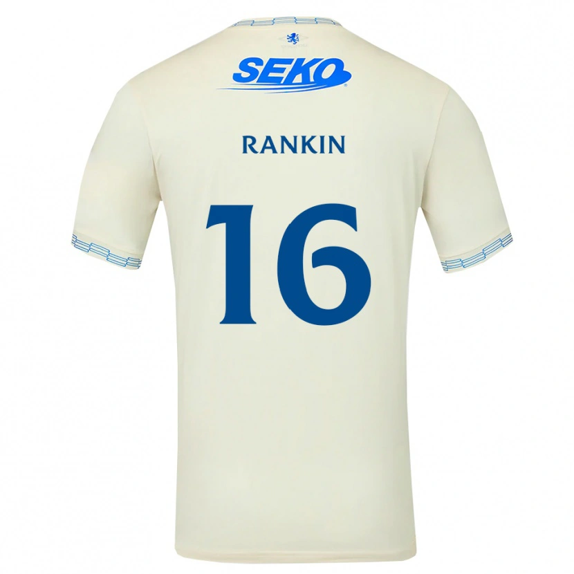 Danxen Heren Luca Rankin #16 Diepblauw Wit Uitshirt Uittenue 2026/27 T-Shirt