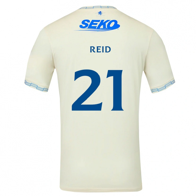 Danxen Heren Sam Reid #21 Diepblauw Wit Uitshirt Uittenue 2026/27 T-Shirt
