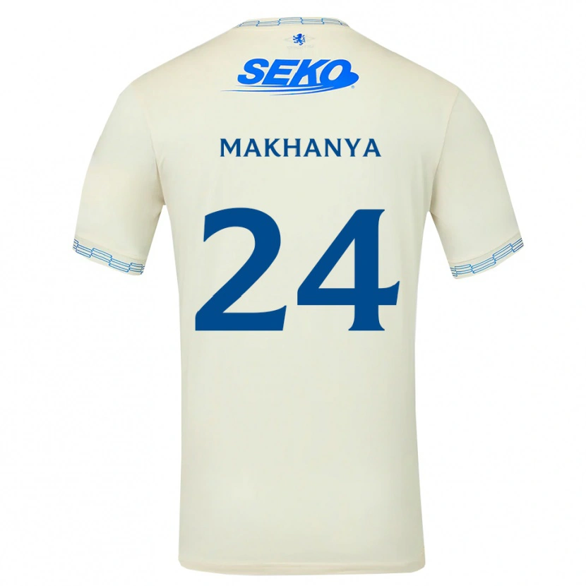 Danxen Heren Olwethu Makhanya #24 Diepblauw Wit Uitshirt Uittenue 2026/27 T-Shirt