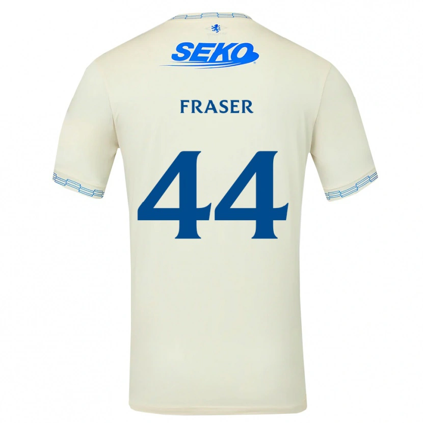 Danxen Heren Robbie Fraser #44 Diepblauw Wit Uitshirt Uittenue 2026/27 T-Shirt