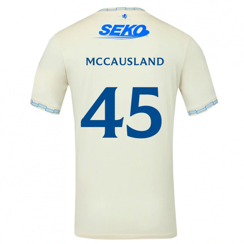 Danxen Heren Ross Mccausland #45 Diepblauw Wit Uitshirt Uittenue 2026/27 T-Shirt
