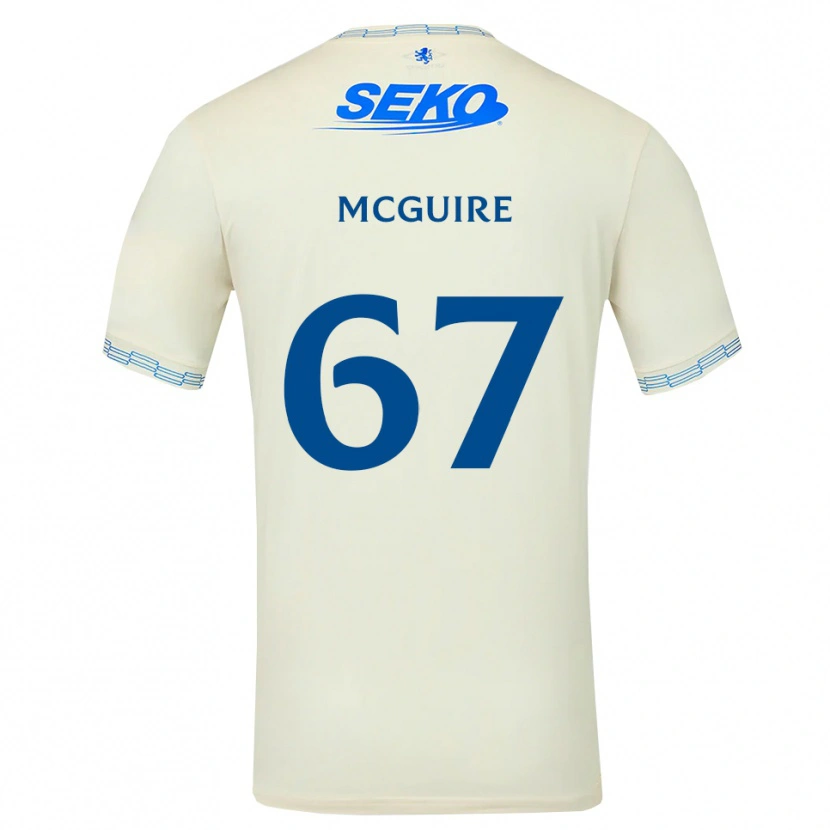 Danxen Heren Rydnn Mcguire #67 Diepblauw Wit Uitshirt Uittenue 2026/27 T-Shirt
