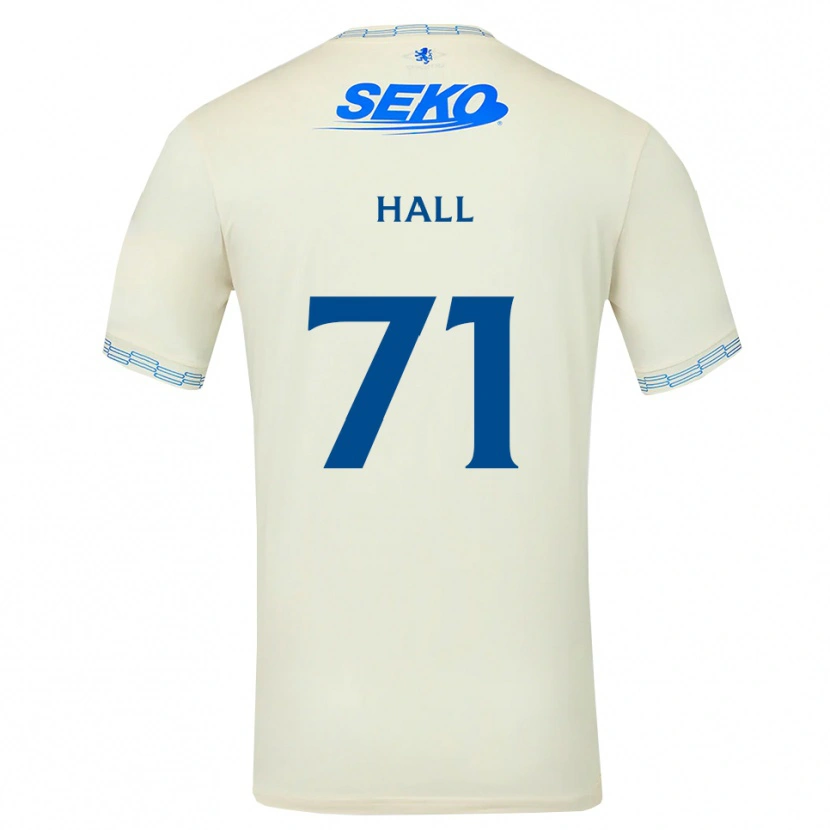 Danxen Heren Ruaridh Hall #71 Diepblauw Wit Uitshirt Uittenue 2026/27 T-Shirt
