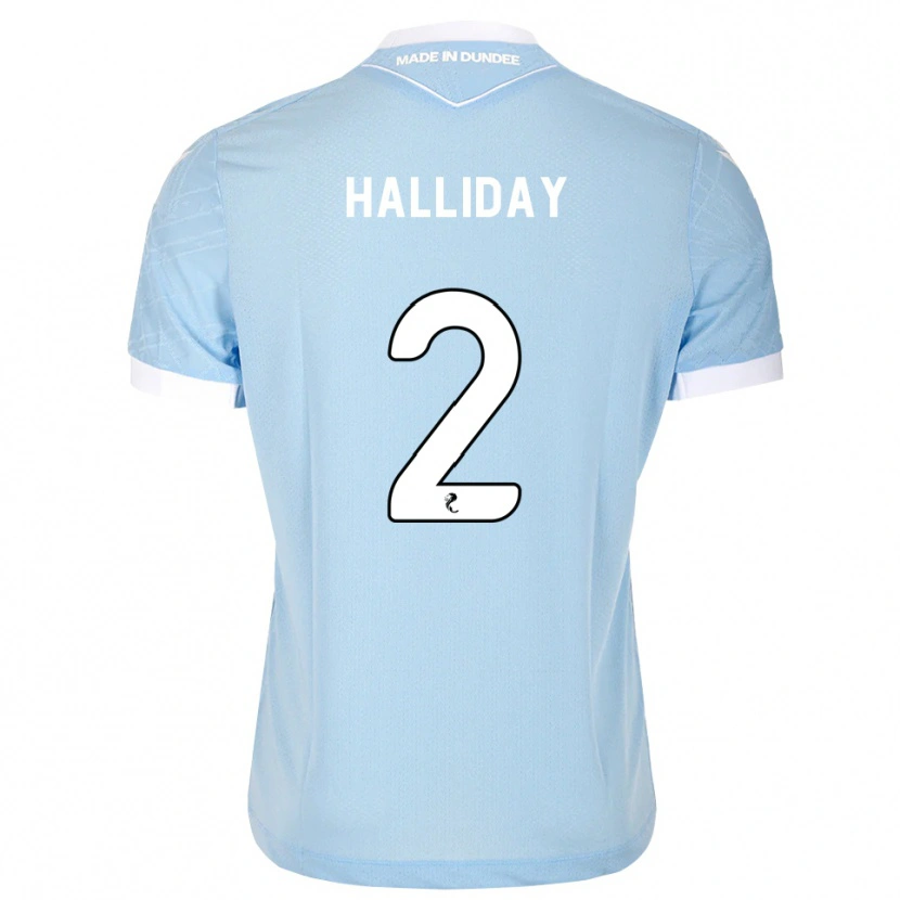Danxen Heren Brad Halliday #2 Lichthemelsblauw Wit Uitshirt Uittenue 2026/27 T-Shirt