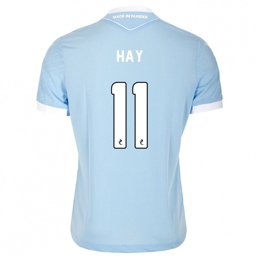 Danxen Heren Ashley Hay #11 Lichthemelsblauw Wit Uitshirt Uittenue 2026/27 T-Shirt