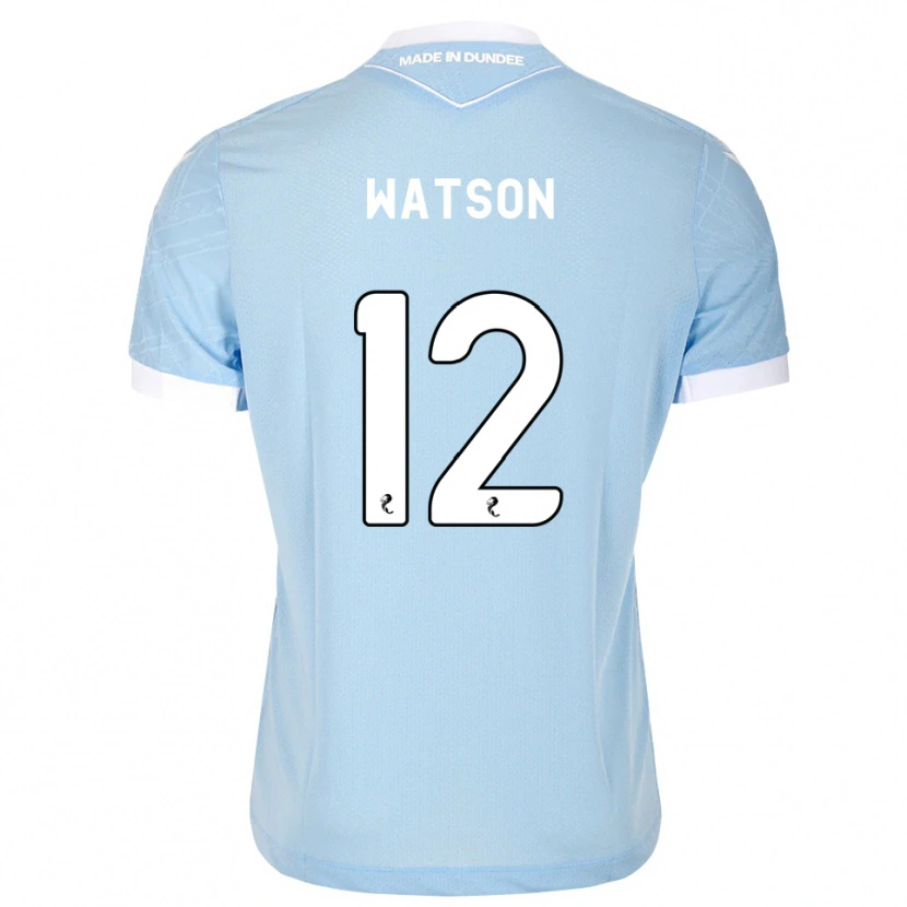 Danxen Heren Johnny Watson #12 Lichthemelsblauw Wit Uitshirt Uittenue 2026/27 T-Shirt