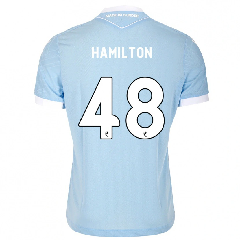 Danxen Heren Ethan Hamilton #48 Lichthemelsblauw Wit Uitshirt Uittenue 2026/27 T-Shirt