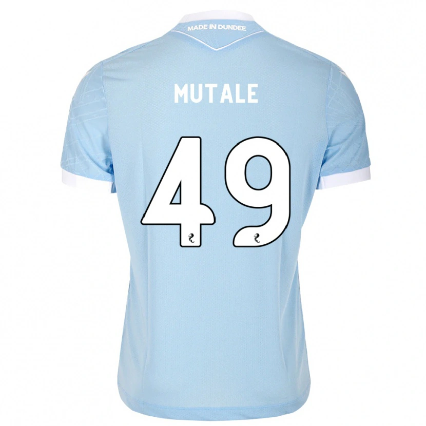 Danxen Heren Euan Mutale #49 Lichthemelsblauw Wit Uitshirt Uittenue 2026/27 T-Shirt