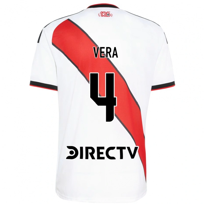 Danxen Dames Lautaro Vera #4 Rood Wit Zwart Thuisshirt Thuistenue 2026/27 T-Shirt