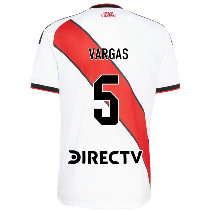 Danxen Dames Agustina Vargas #5 Rood Wit Zwart Thuisshirt Thuistenue 2026/27 T-Shirt