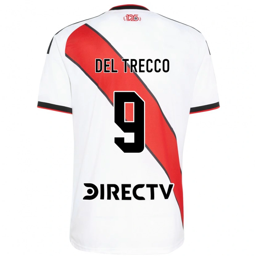 Danxen Dames Martina Del Trecco #9 Rood Wit Zwart Thuisshirt Thuistenue 2026/27 T-Shirt