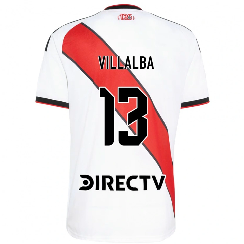 Danxen Dames Jonathan Villalba #13 Rood Wit Zwart Thuisshirt Thuistenue 2026/27 T-Shirt