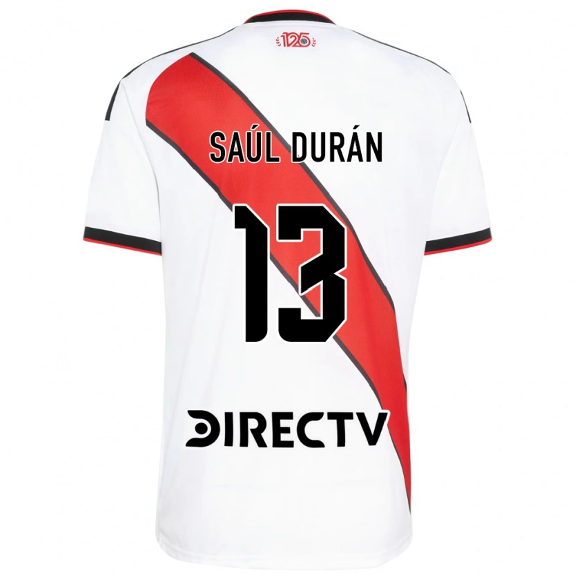 Danxen Dames Saúl Durán #13 Rood Wit Zwart Thuisshirt Thuistenue 2026/27 T-Shirt