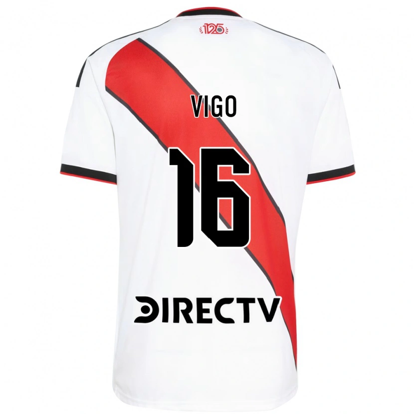 Danxen Dames Alex Vigo #16 Rood Wit Zwart Thuisshirt Thuistenue 2026/27 T-Shirt