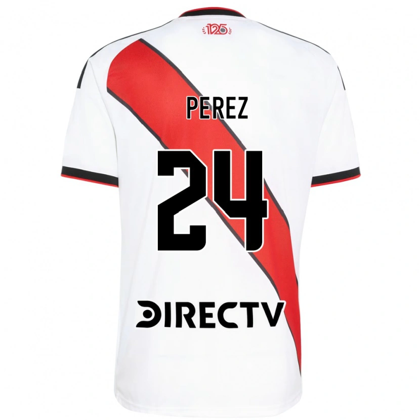 Danxen Dames Enzo Perez #24 Rood Wit Zwart Thuisshirt Thuistenue 2026/27 T-Shirt