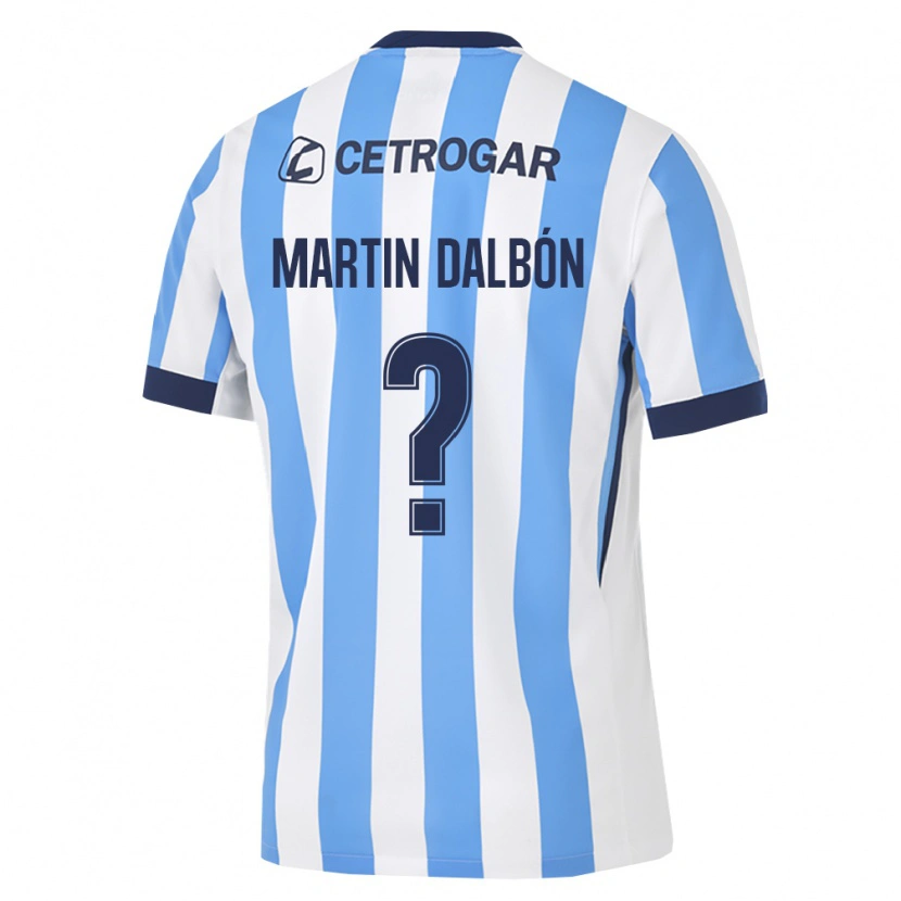 Danxen Dames Juan Martin Dalbón #0 Lichtblauw Wit Zwart Thuisshirt Thuistenue 2026/27 T-Shirt