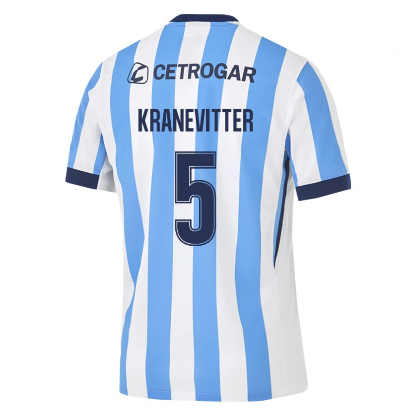 Danxen Dames Matías Kranevitter #5 Lichtblauw Wit Zwart Thuisshirt Thuistenue 2026/27 T-Shirt