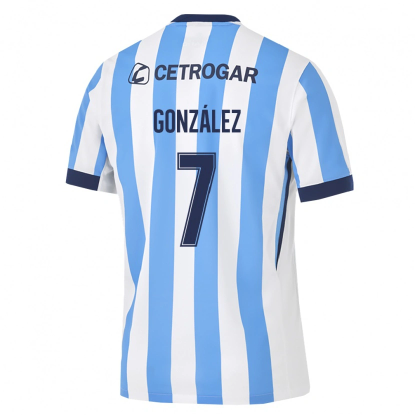 Danxen Dames Román González #7 Lichtblauw Wit Zwart Thuisshirt Thuistenue 2026/27 T-Shirt