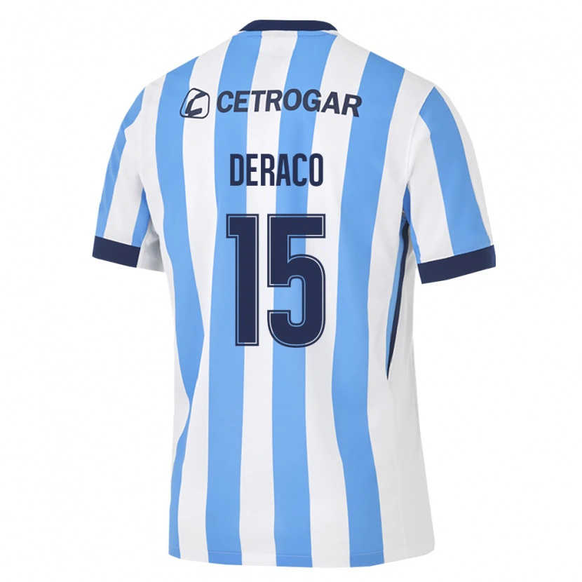 Danxen Dames Dante Deraco #15 Lichtblauw Wit Zwart Thuisshirt Thuistenue 2026/27 T-Shirt