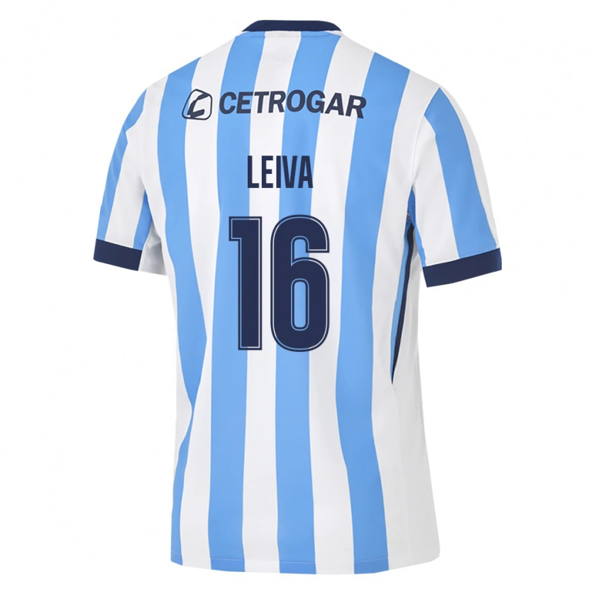 Danxen Dames Gonzalo Leiva #16 Lichtblauw Wit Zwart Thuisshirt Thuistenue 2026/27 T-Shirt
