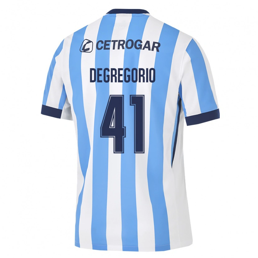 Danxen Dames Ramiro Degregorio #41 Lichtblauw Wit Zwart Thuisshirt Thuistenue 2026/27 T-Shirt