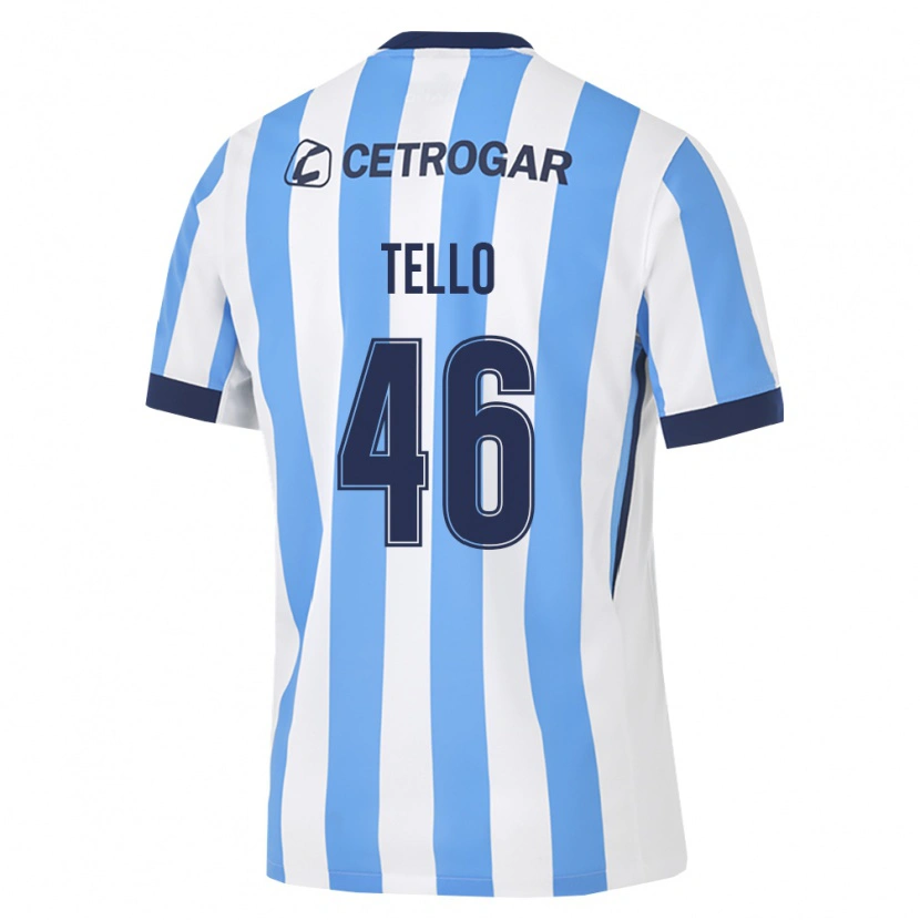 Danxen Dames Alejandro Tello #46 Lichtblauw Wit Zwart Thuisshirt Thuistenue 2026/27 T-Shirt