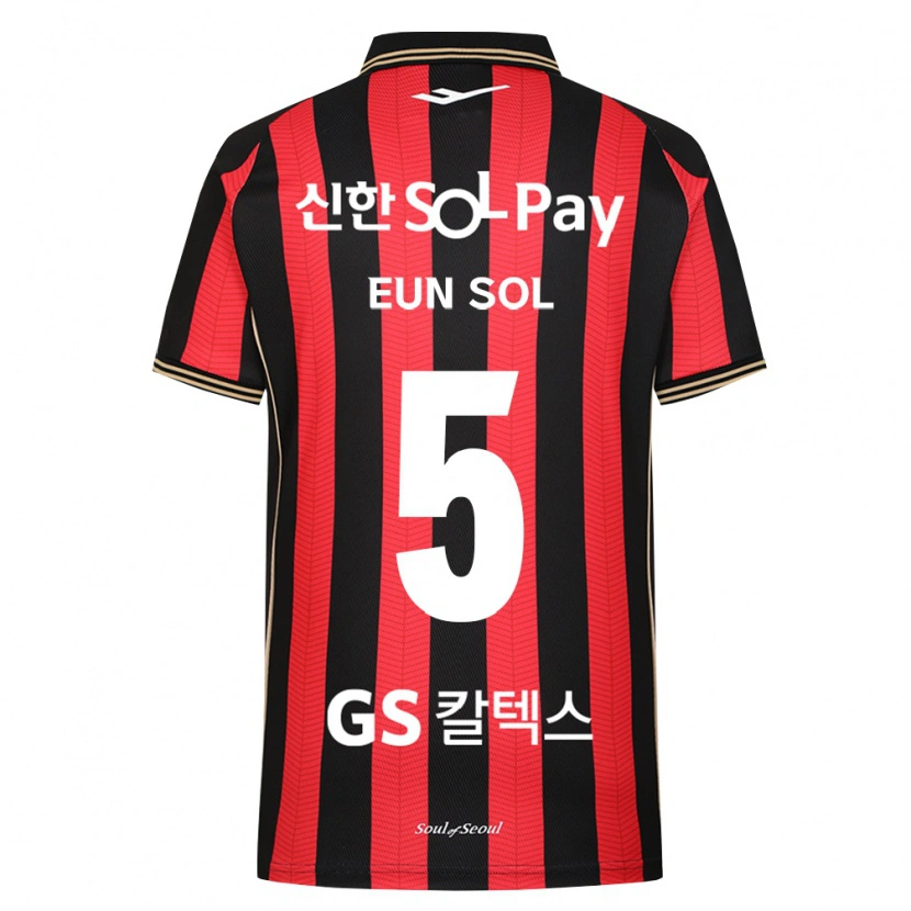 Danxen Dames Eun-Sol Kim #5 Rood Wit Zwart Thuisshirt Thuistenue 2026/27 T-Shirt